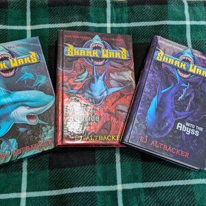 The Shark Wars Series Books #1-#3 Harcover Editions by E.J. Altbacker